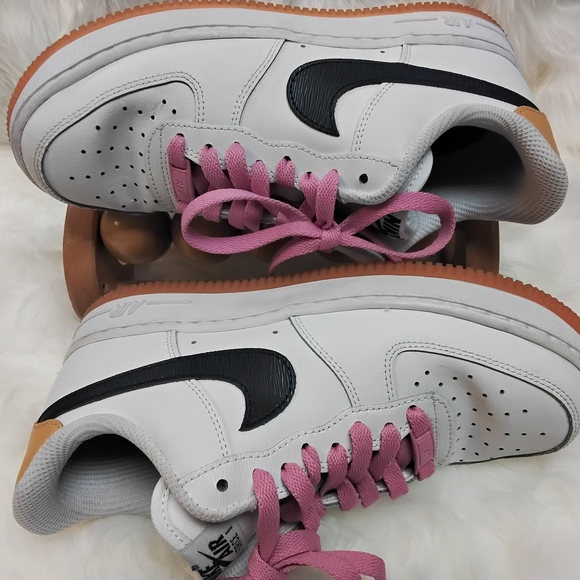 Nike Shoes - Nike White and Tan Sneakers